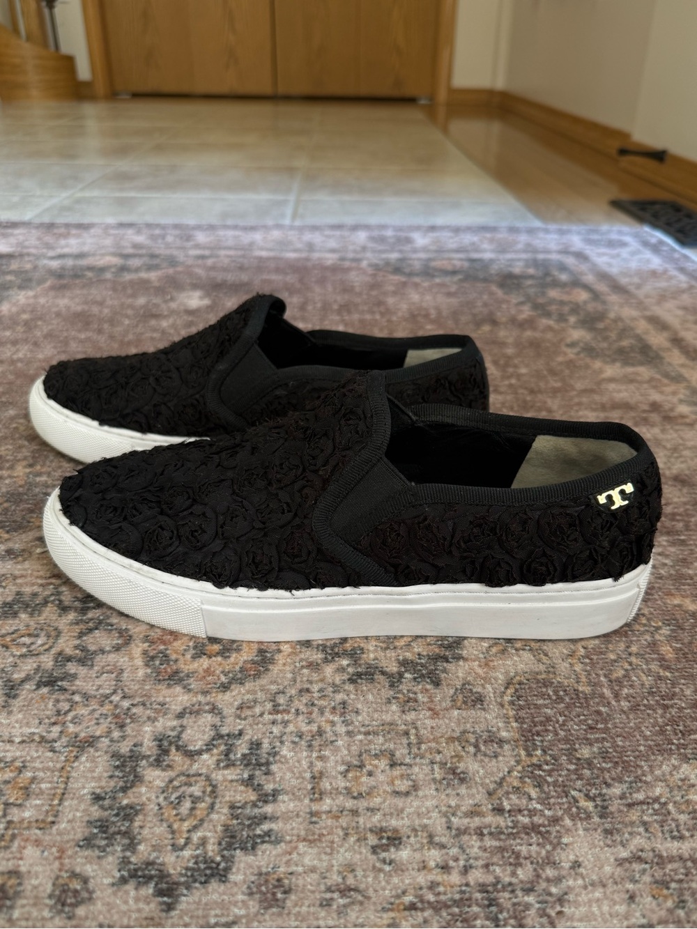 Tory Burch Rosette Slip-On Sneakers
